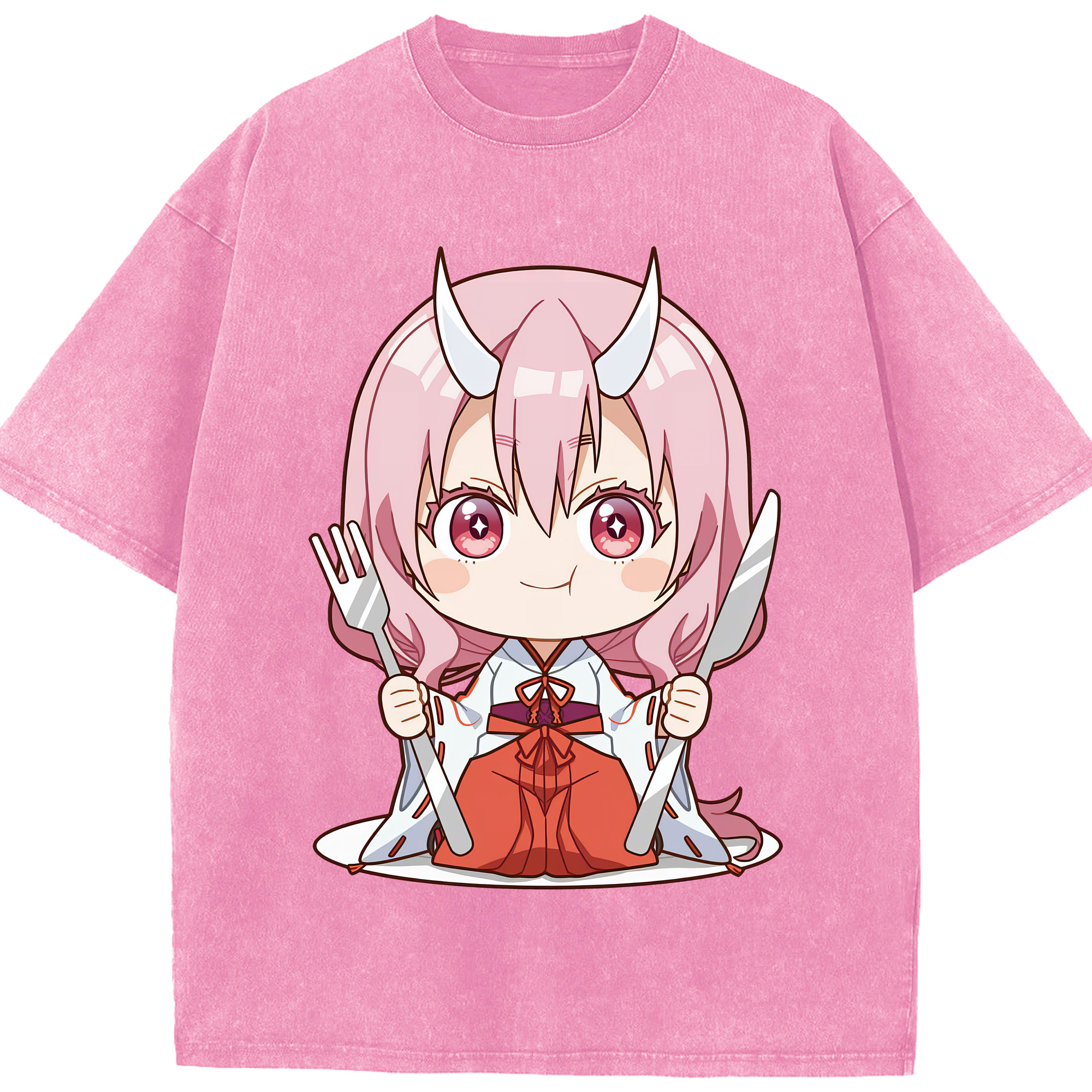 （画像用） 転スラ Regarding Reincarnated to Slime 綿100% ヴィンテージ風 半袖Tシャツ（フロントプリント）